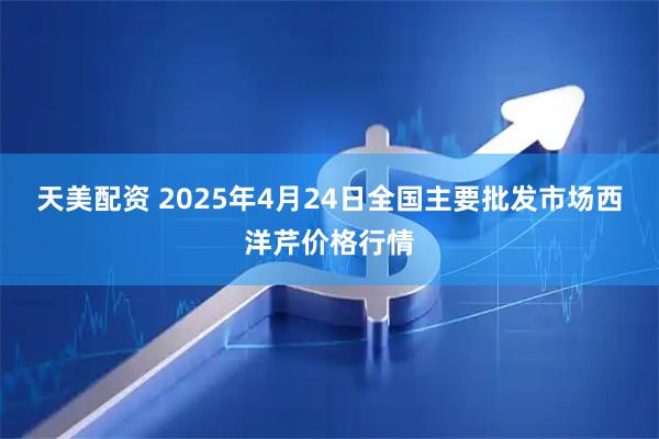 天美配资 2025年4月24日全国主要批发市场西洋芹价格行情